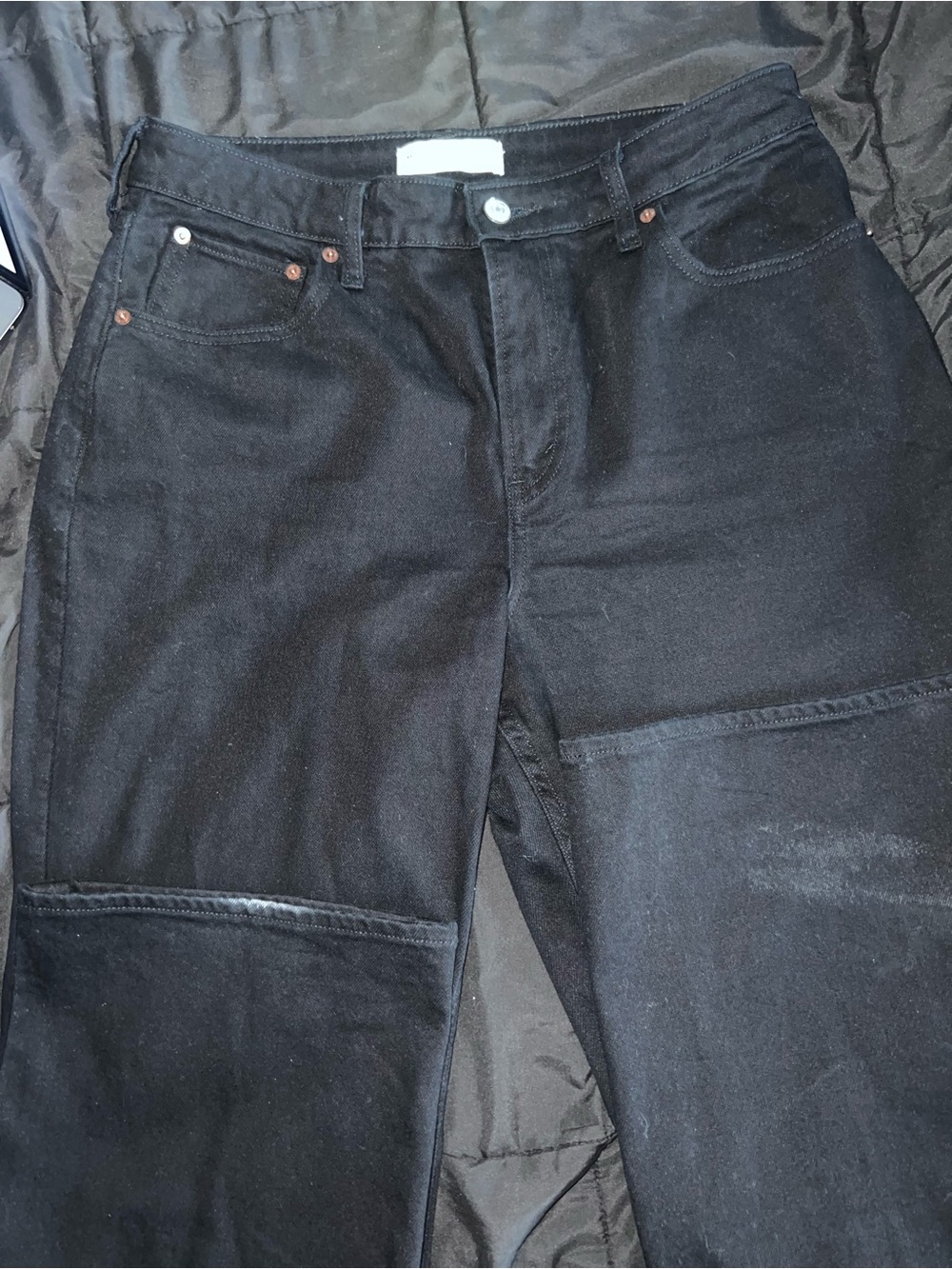 Abercrombie Black 90s Relaxed Jeans